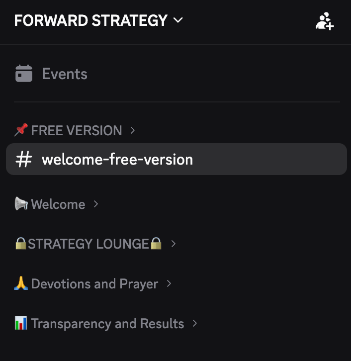 Forward Strategy Discord (Free)